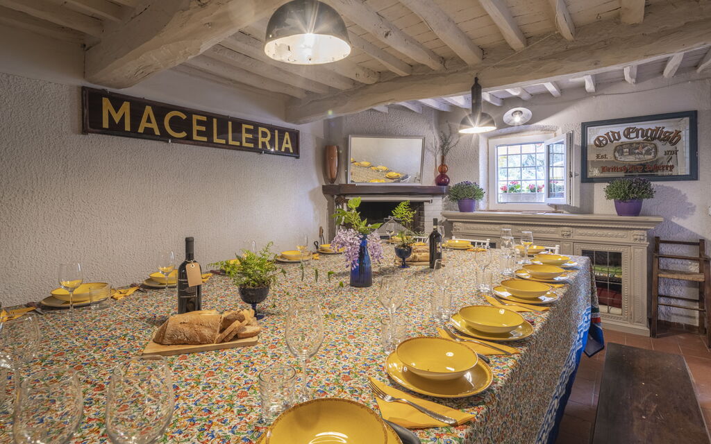 Country House Casalguidi 191 Private Pool: Autunno, Estate, Primavera, Sala da pranzo