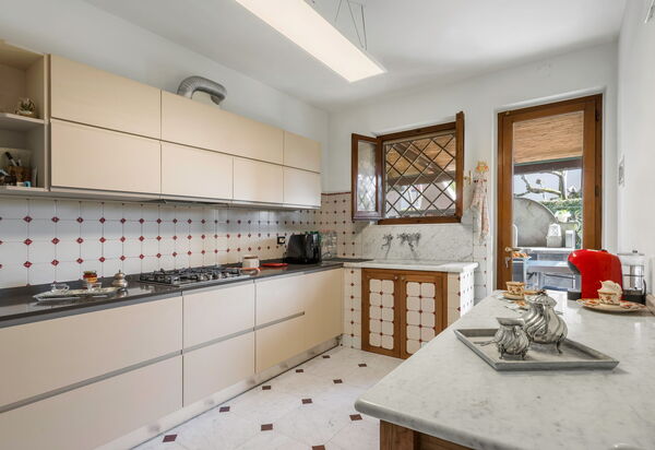 Villa Le Fontanelle In Forte Dei Marmi With Ac: Autumn, Kitchen, Spring, Summer