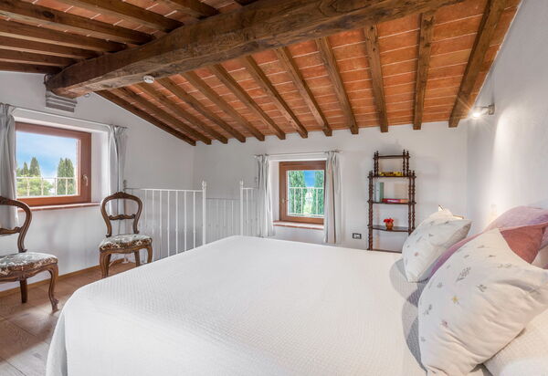 Vineyard’s Cottage With Pool, Ac, Wifi - Siena: Autunno, Camera da letto, Estate, Primavera