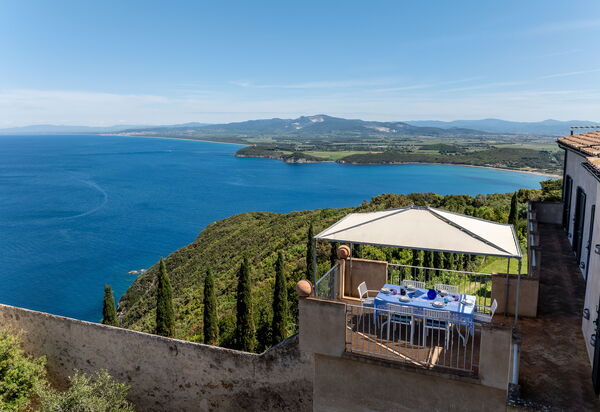 Sunset Sea View, Baratti, Populonia, Wifi, Ac: Autunno, Estate, Primavera, Vista Panoramica