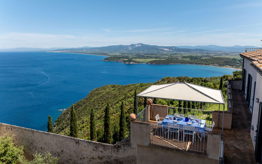 Sunset Sea View, Baratti, Populonia, Wifi, Ac: Autunno, Estate, Primavera, Vista Panoramica