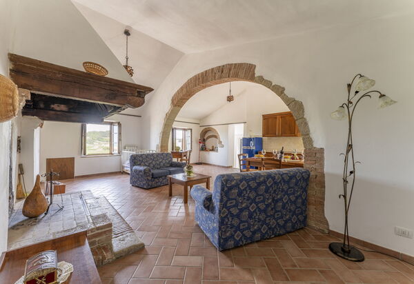 Apartment Marcigliana Front Pool Wi-fi Radicondoli: Autunno, Estate, Primavera, Soggiorno