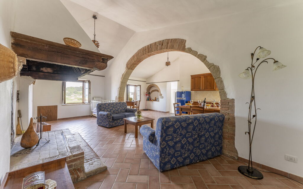 Apartment Marcigliana Front Pool Wi-fi Radicondoli: Autumn, Living Room, Spring, Summer