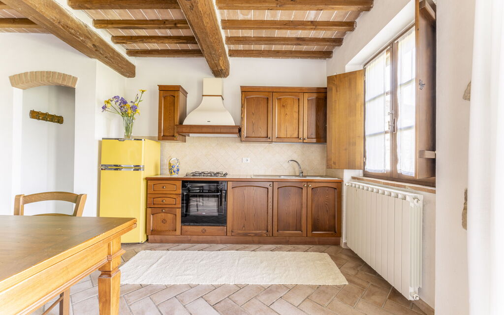 Apartment Marcigliana Front Pool Wi-fi Radicondoli: Autumn, Kitchen, Spring, Summer