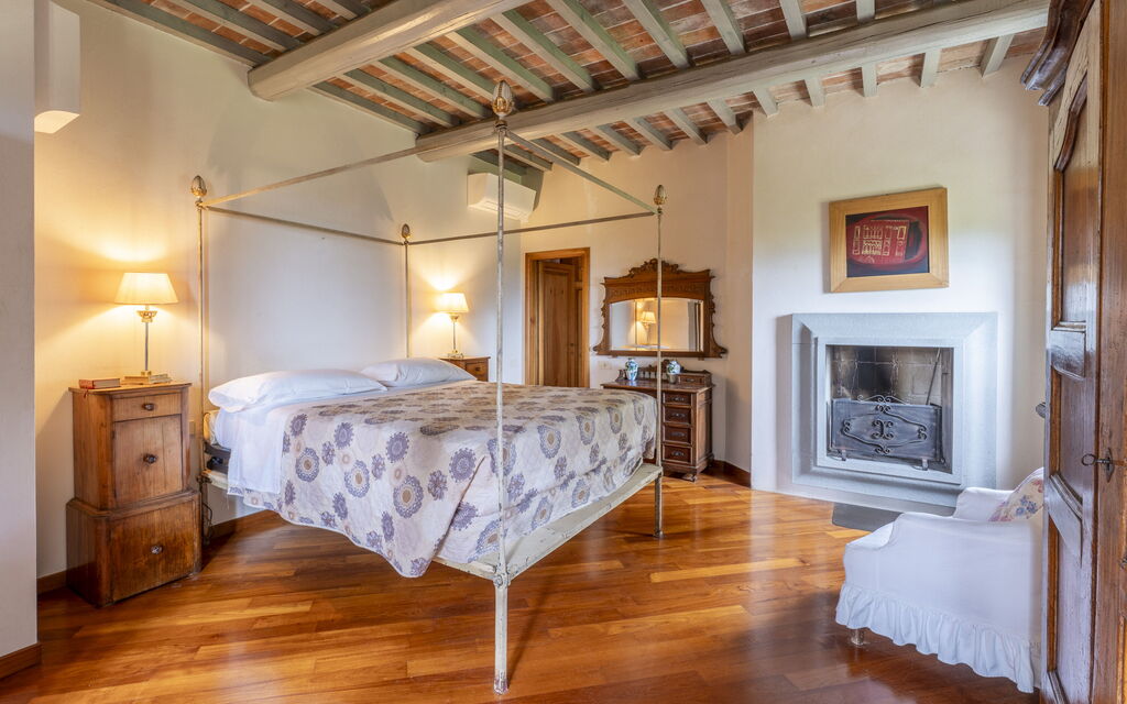 Villa Montegattoli, Pool, Landscape, Wifi, Ac: Autunno, Camera da letto, Estate, Primavera