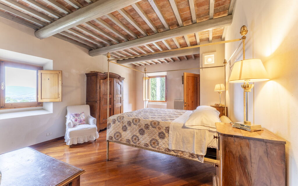 Villa Montegattoli, Pool, Landscape, Wifi, Ac: Autunno, Camera da letto, Estate, Primavera