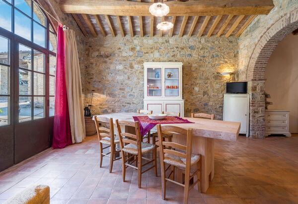 Le Fonti Apartments With Ac Near Siena: Autumn, Kitchen, Spring, Summer