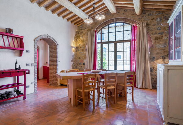 Le Fonti Apartments With Ac Near Siena: Autumn, Kitchen, Spring, Summer