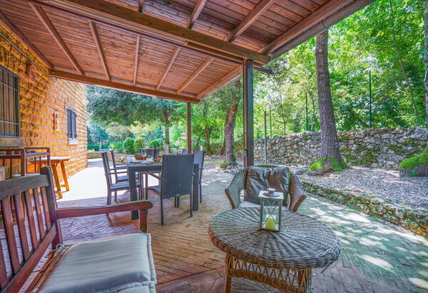 Santa Colomba House, Siena, Nature And Pool: Autumn, Garden, Spring, Summer