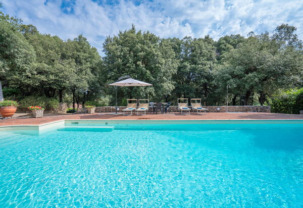 Santa Colomba House, Siena, Nature And Pool: Autumn, Pool, Spring, Summer