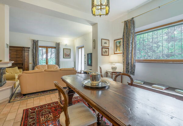 Santa Colomba House, Siena, Nature And Pool: Autumn, Dining Room, Living Room, Spring, Summer