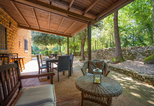 Santa Colomba House, Siena, Nature And Pool: Autumn, Garden, Spring, Summer