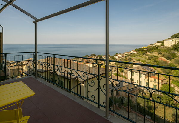 Pieve Ligure Seaside View, Wifi: Autunno, Balcone / Terrazza / Patio, Estate, Primavera, Vista Panoramica