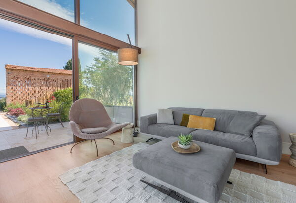 Melaiolo Modern Apartment With Pool, Montaione, Toscana: Autunno, Estate, Primavera, Soggiorno