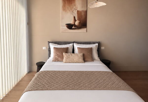 Melaiolo Modern Apartment with Pool, Montaione, Toscana: Autumn, Bedroom, Spring, Summer