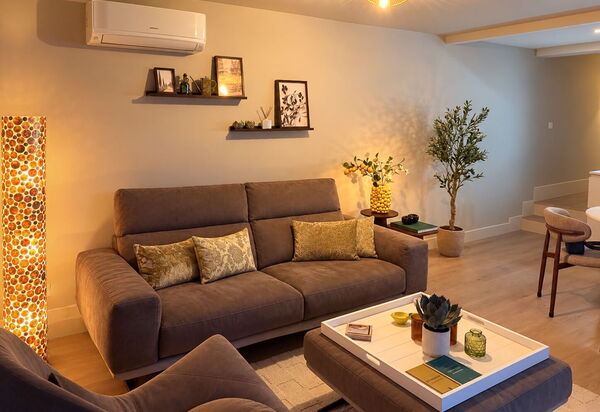 Melaiolo Modern Apartment with Pool, Montaione, Toscana: Autumn, Living Room, Spring, Summer