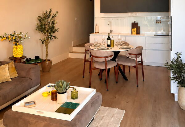 Melaiolo Modern Apartment with Pool, Montaione, Toscana: Autumn, Kitchen, Living Room, Spring, Summer
