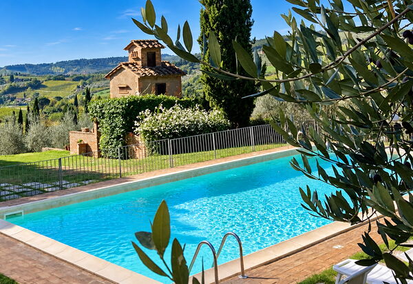 La Tesa Country House With Pool S. Gimignano: Autunno, Estate, Piscina, Primavera