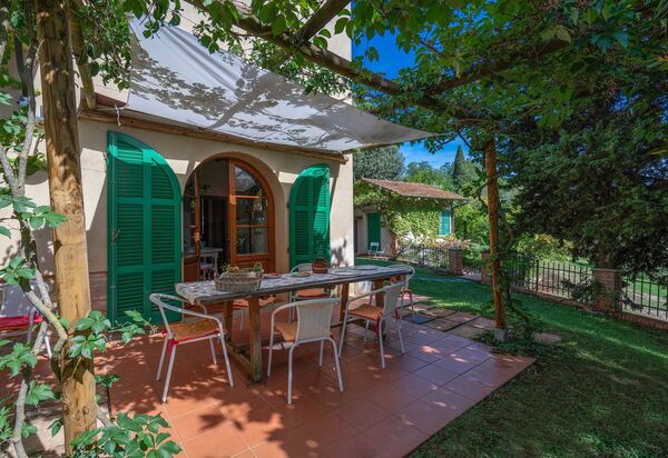 La Tesa Country House With Pool S. Gimignano: Autumn, Balcony / Terrace / Patio, Spring, Summer