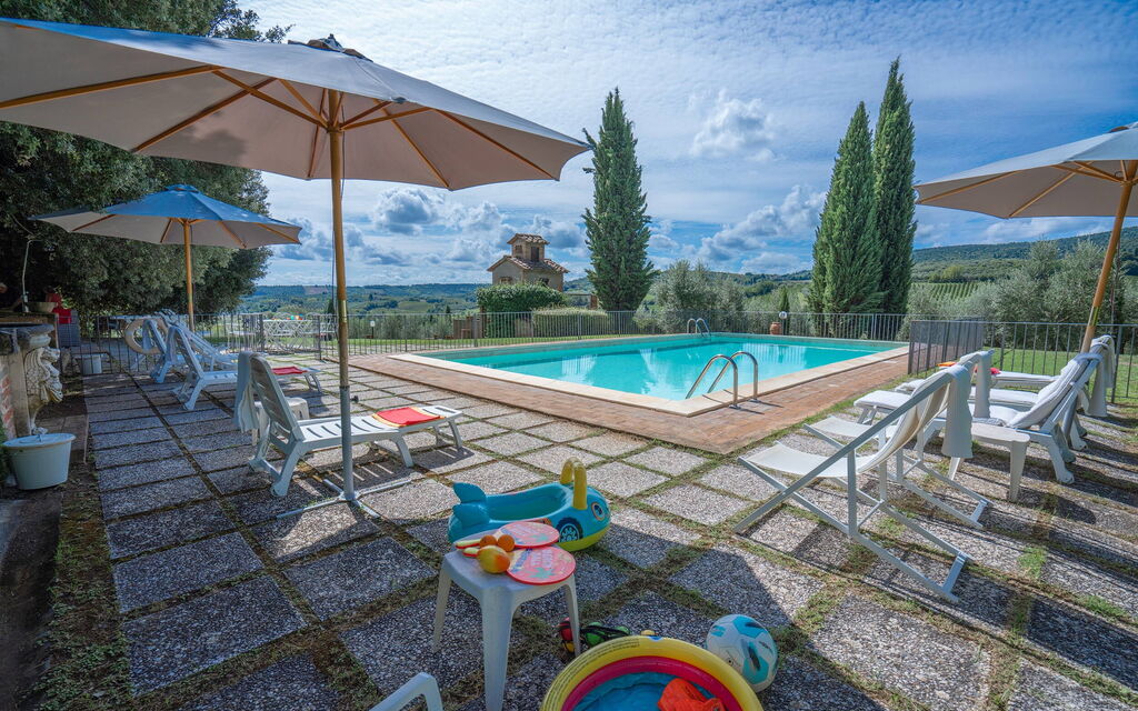La Tesa Country House With Pool S. Gimignano: Autunno, Estate, Piscina, Primavera