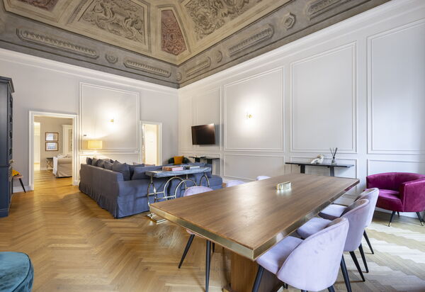 Albizi Penthouse Luxury Apartment In Florence By Palazzo Pazzi Vitali: Autumn, Living Room, Spring, Summer, Winter
