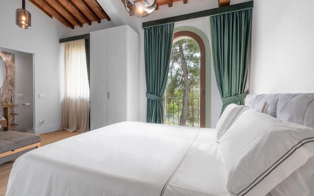 Ciliegino Spereto Apartment, Pool And Relax , Montaione: Autunno, Camera da letto, Estate, Primavera