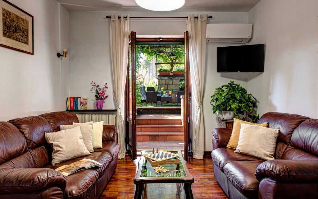 Villa Sorrentina With Panoramic Terrace: Autumn, Living Room, Spring, Summer, Winter