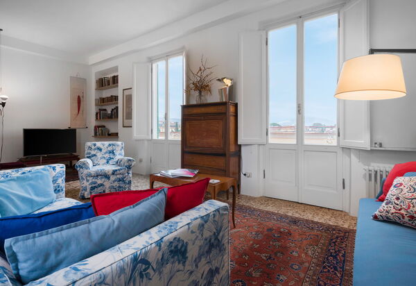 Orto Botanico Apartment With Terrace And Dome View Florence: Autumn, Living Room, Spring, Summer