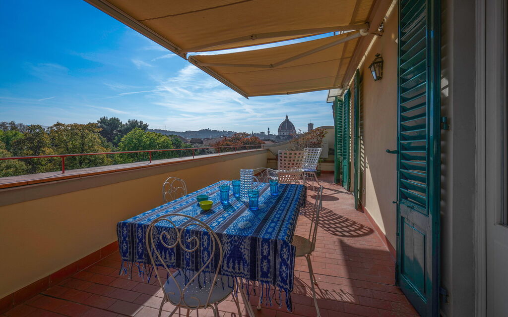 Orto Botanico Apartment With Terrace And Dome View Florence: Autumn, Balcony / Terrace / Patio, Spring, Summer