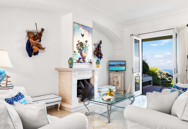 Villa Golfo Di Napoli With Private Pool: Autunno, Estate, Inverno, Primavera, Soggiorno