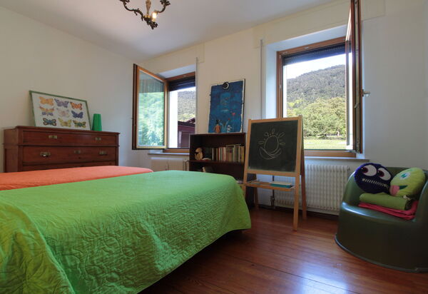 Apartment With Garden, Del Corlo Lake, Belluno: Autumn, Bedroom, Spring, Summer