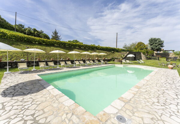Marcigliana Cottage, Pool, Radicondoli: Autunno, Estate, Piscina, Primavera