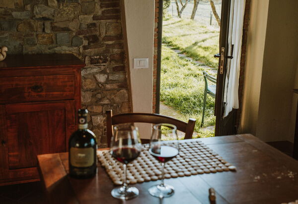 Agriturismo la Papessa: agriturismo-la-papessa-chianti-san-donato-multiproprietà-melograno-sala-da-pranzo