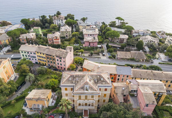 Casa con Accesso Privato al Mare, Parcheggio, Bogliasco: Autunno, Estate, Primavera, Vista Panoramica