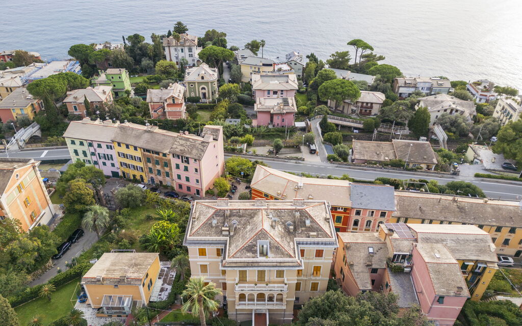 Casa con Accesso Privato al Mare, Parcheggio, Bogliasco: Autunno, Estate, Primavera, Vista Panoramica