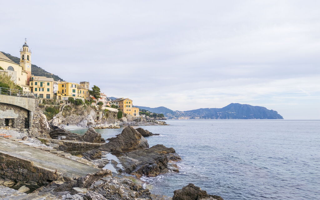 Casa con Accesso Privato al Mare, Parcheggio, Bogliasco: all'aperto, Attività, Autunno, Estate, Primavera