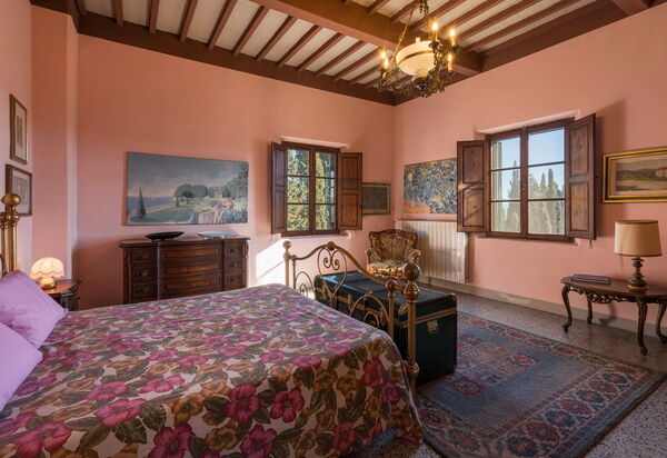 Ely Apartment In Villa, Wifi, Terricciola, Pisa: Autunno, Camera da letto, Estate, Primavera