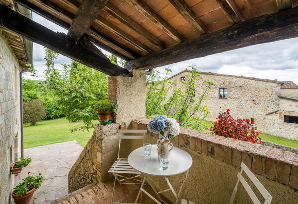 La Palazzina, Ville Di Corsano, Home And Pool: Autunno, Estate, Giardino, Piscina, Primavera