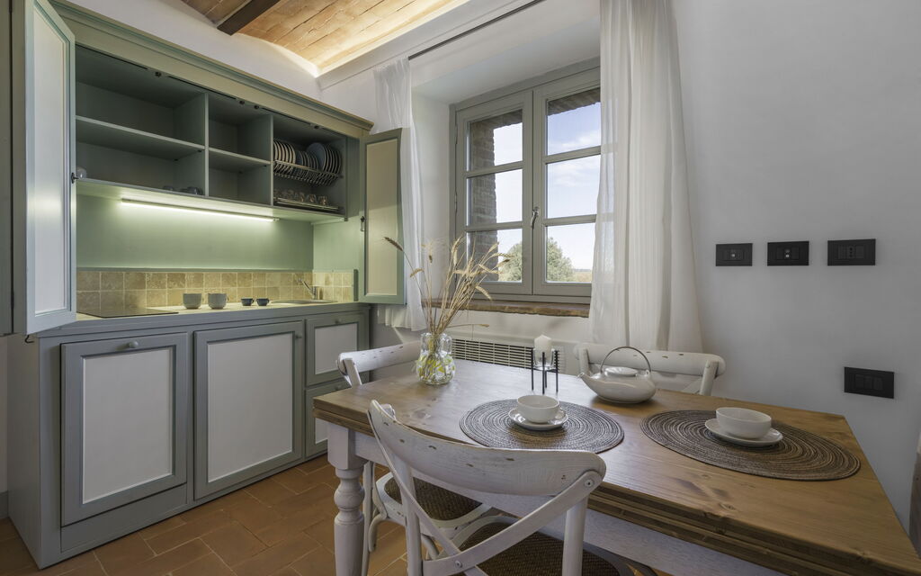 La Piazzetta, Borgo Campassini, Monteriggioni: Autumn, Kitchen, Spring, Summer