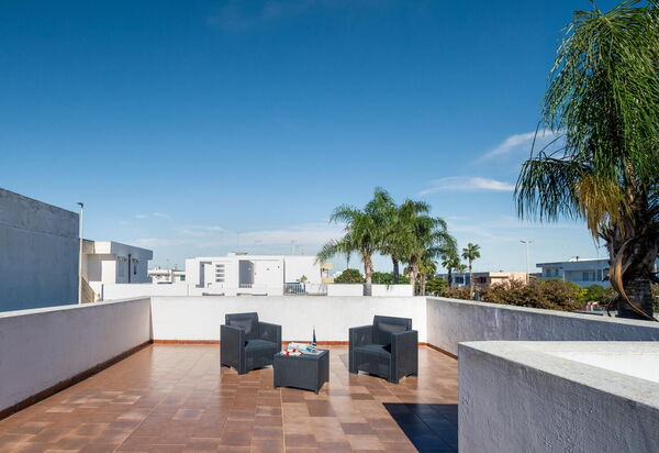 Villetta The Panoramic Rooftop, Wi-fi, San Foca: Autunno, Balcone / Terrazza / Patio, Estate, Primavera