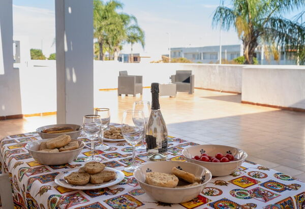 Villetta The Panoramic Rooftop, Wi-fi, San Foca: Autunno, Balcone / Terrazza / Patio, Estate, Primavera