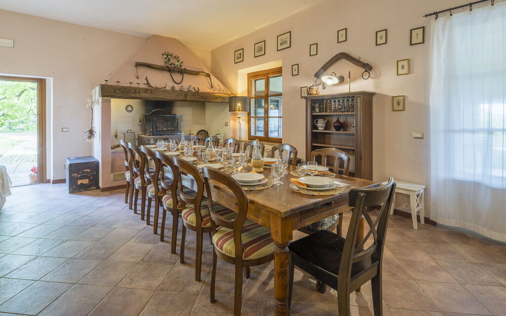 San Paolo Farm, Wifi, Pool, Val Di Cecina: Autunno, Estate, Primavera, Sala da pranzo