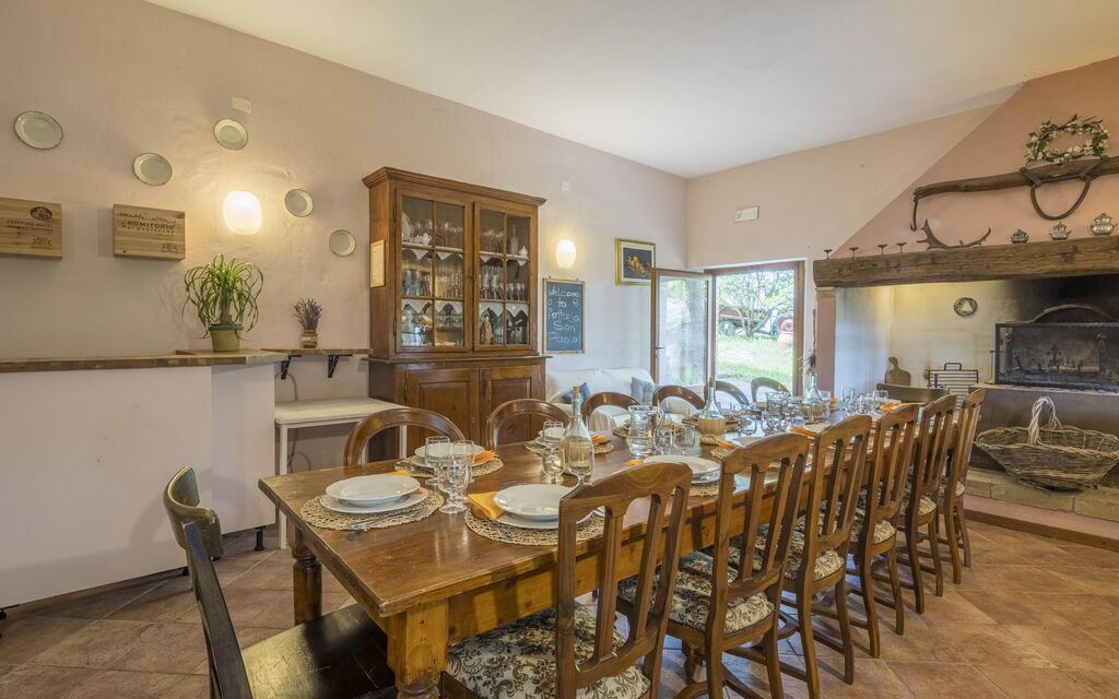 San Paolo Farm, Wifi, Pool, Val Di Cecina: Autunno, Estate, Primavera, Sala da pranzo