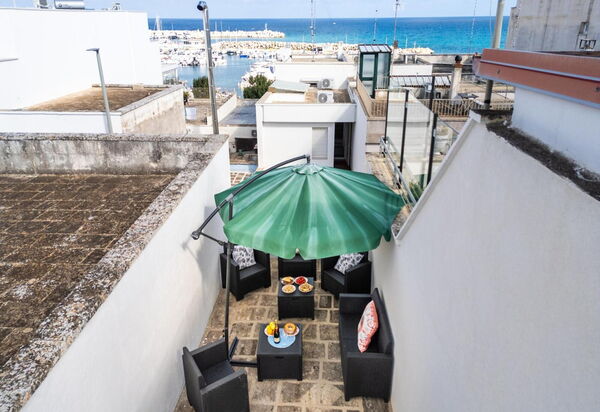 On The Sea San Foca,wifi, Ac: Autunno, Balcone / Terrazza / Patio, Estate, Primavera