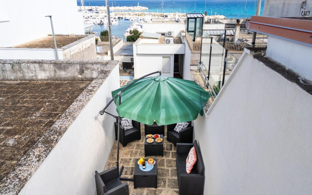 On The Sea San Foca,wifi, Ac: Autunno, Balcone / Terrazza / Patio, Estate, Primavera