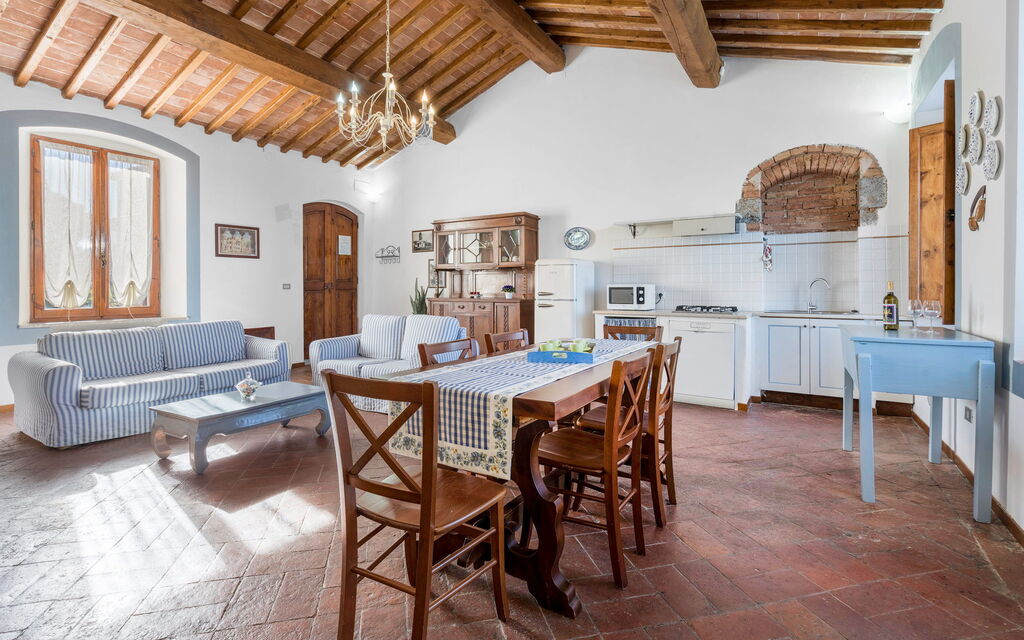 Agriturismo Agresto Apartments And Cottage, Pool, Casole D'elsa - : Autumn, Bathroom, Living Room, Spring, Summer