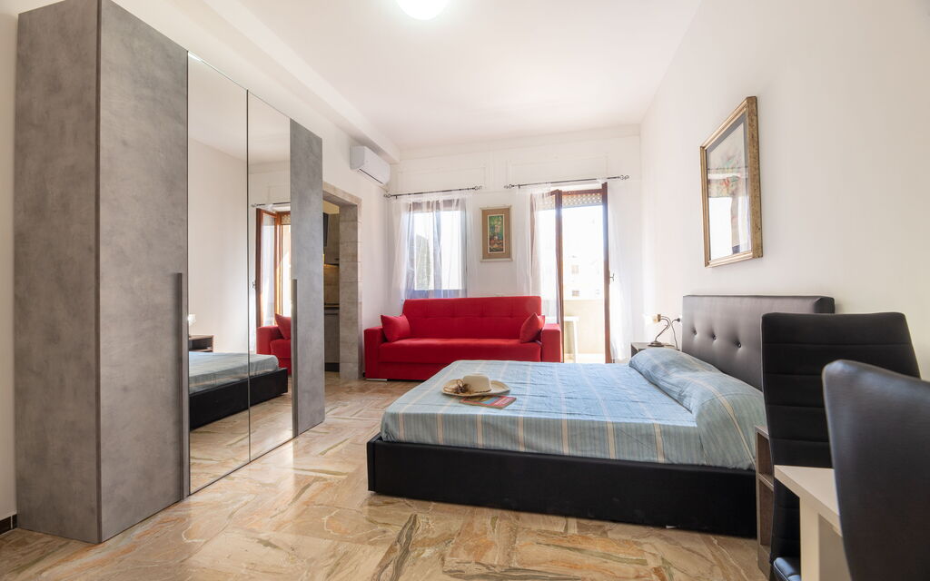 Gallipoli Apartment Ac, Seaside: Camera da letto, Soggiorno