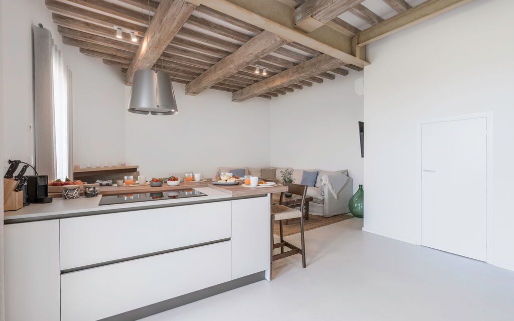 Belmonte Spereto Apartment With Pool, Montaione: Autumn, Kitchen, Living Room, Spring, Summer