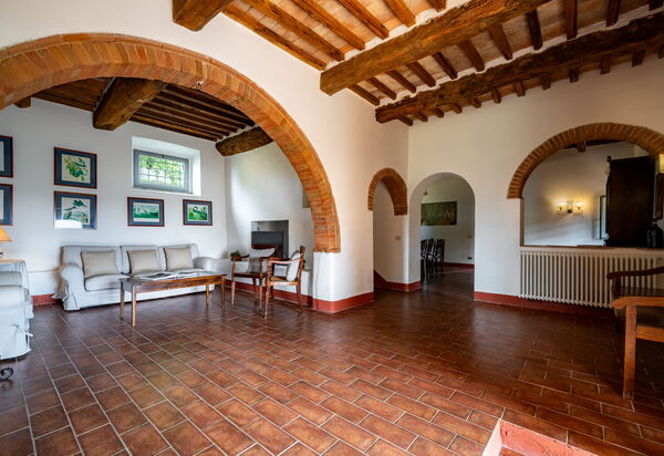 In the Heart of Chianti, Pool, Wifi, View - Lilliano: Autumn, Living Room, Spring, Summer