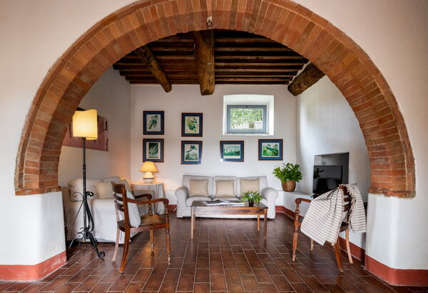 In the Heart of Chianti, Pool, Wifi, View - Lilliano: Autumn, Living Room, Spring, Summer